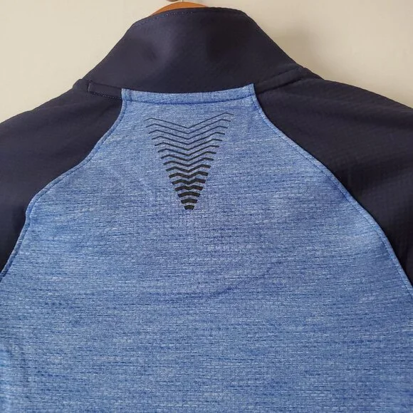 Under Armour Women's Activewear ColdGear Reactor 1/2 Zip Lapis Blue Top Size SM - Picture 7 of 16